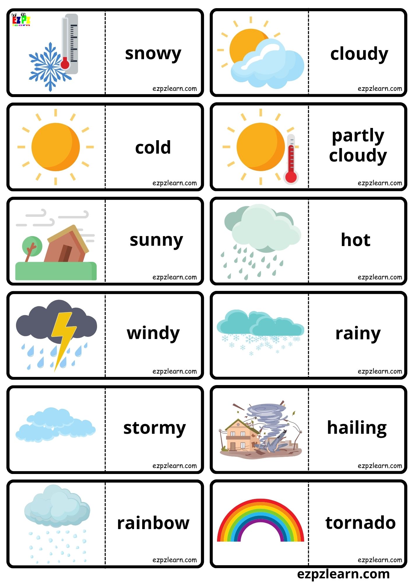 weather-vocabulary-dominoes-matching-game-for-kids-and-english-language